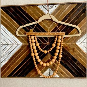 Boho beaded wall decor